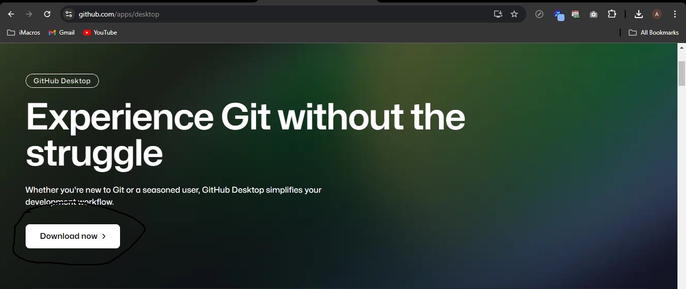 Download GitHub Desktop