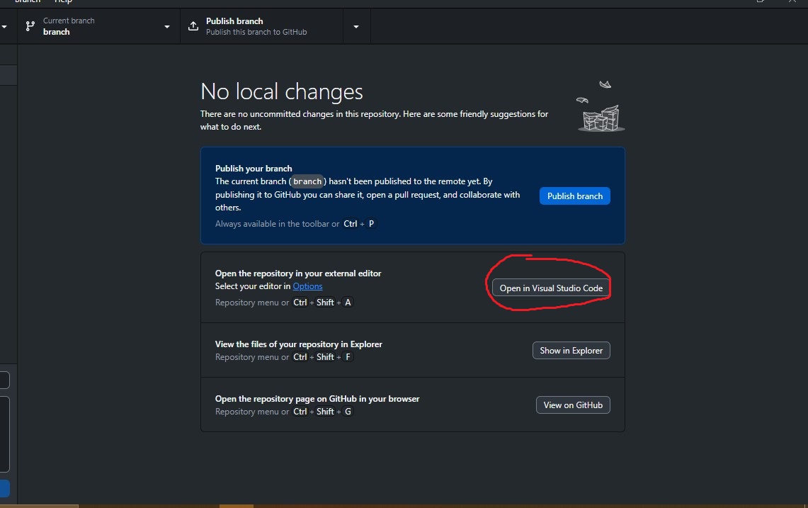 Open in VS Code