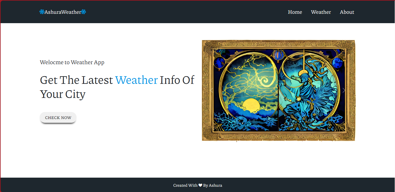 Weather website